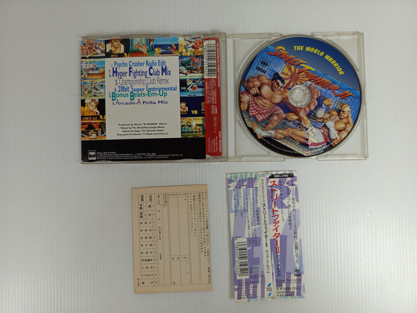 OST Capcom "The World Warrior: Street Fighter II" rap album