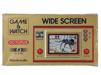 GW Nintendo Game & Watch OCTOPUS Box (OC-22) EMPTY BOX