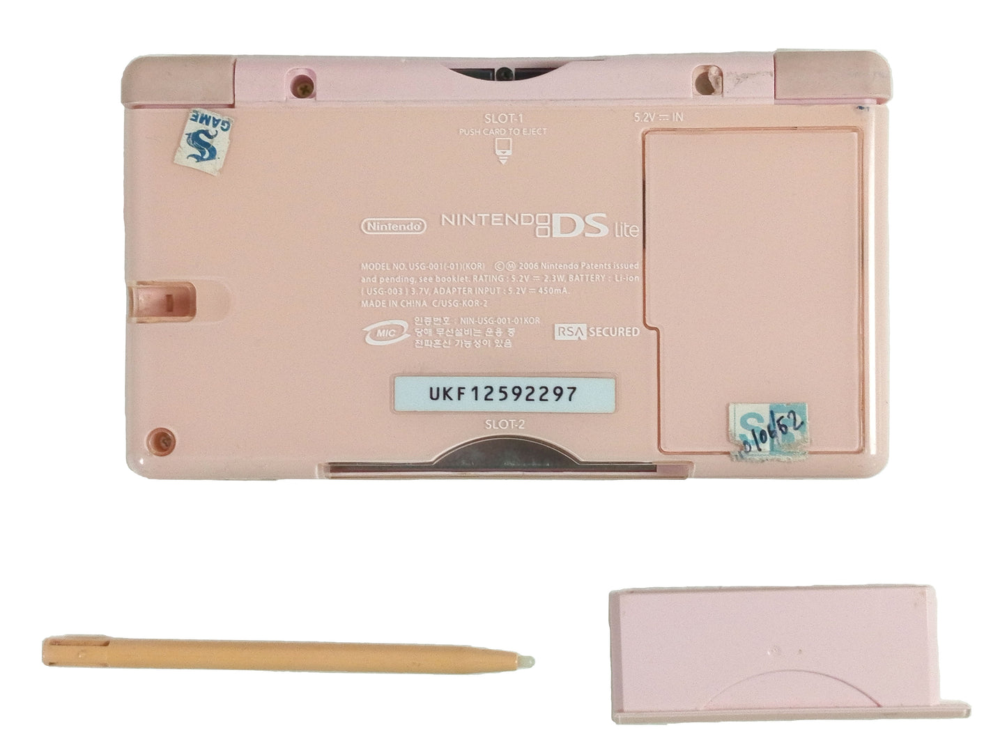 Nintendo NDS LITE PINK USG-KOR-2 (UKF10166251 KOR VER)