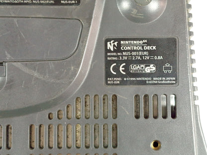 Nintendo N64 Console NUS-EUR-1 (NUP11484630 European Ver)