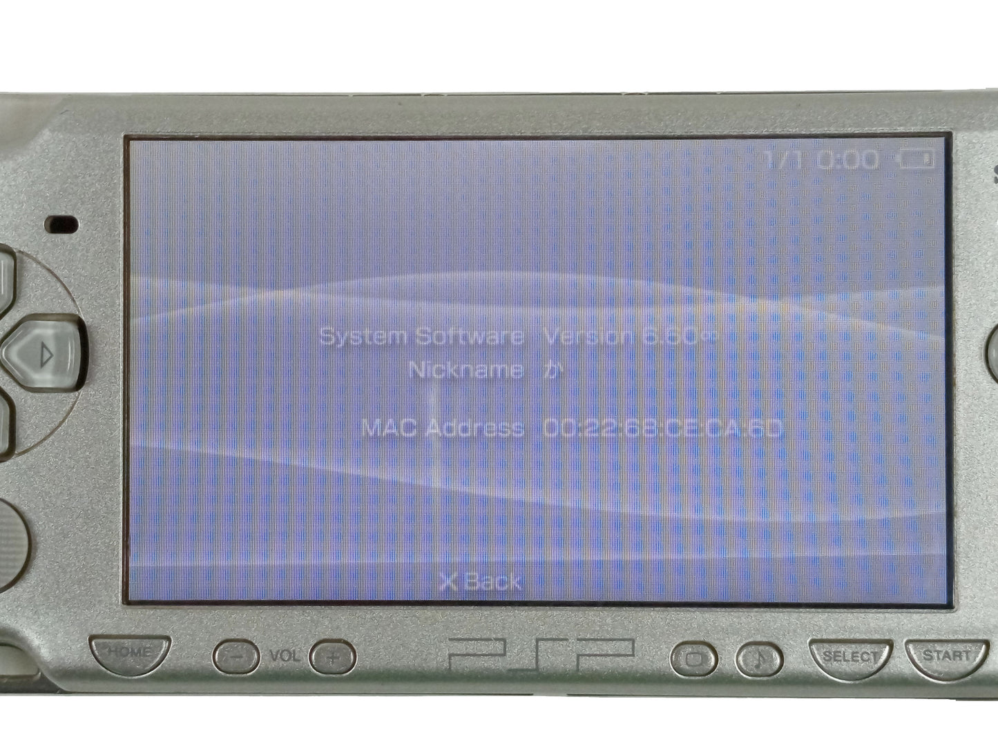 SONY Playstation Portable/ PSP SLIVER (HJ3742740, JPN VER, SYSTEM ONLY)