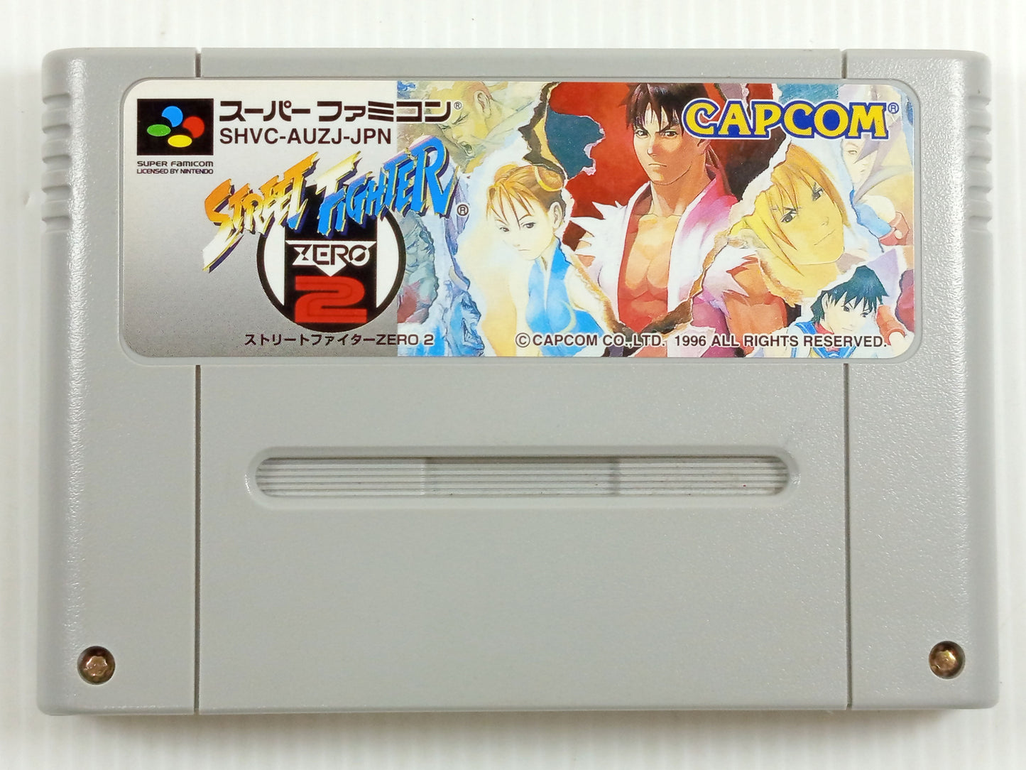 SFC Street Fighter ZERO 2 (JPN Ver, Loose Cartridge)