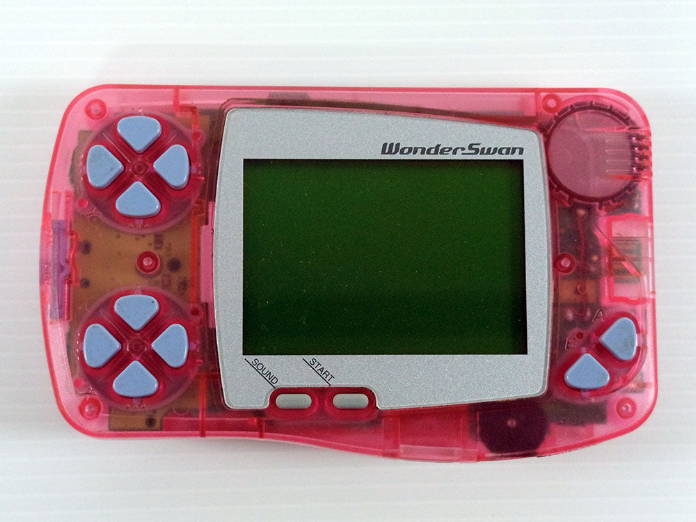 Bandai 1998 Wonder Swan B&W SW-001 (Clear Pink, System Only)