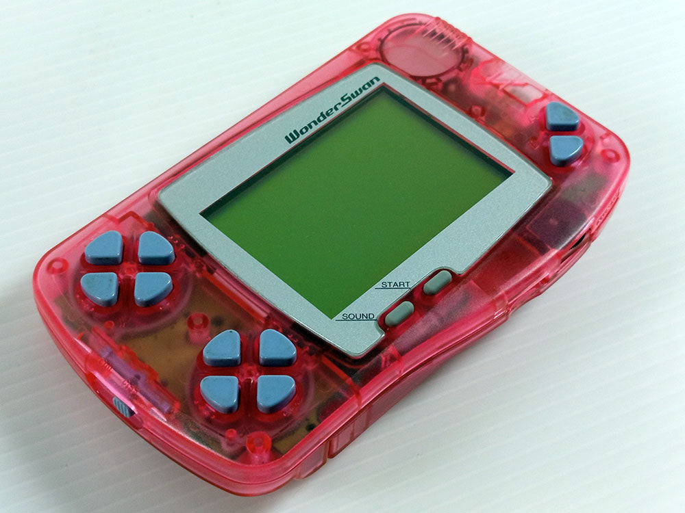 Bandai 1998 Wonder Swan B&W SW-001 (Clear Pink, System Only)