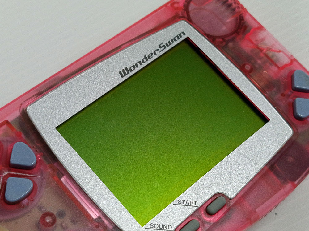 Bandai 1998 Wonder Swan B&W SW-001 (Clear Pink, System Only)