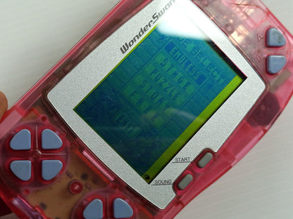 Bandai 1998 Wonder Swan B&W SW-001 (Clear Pink, System Only)