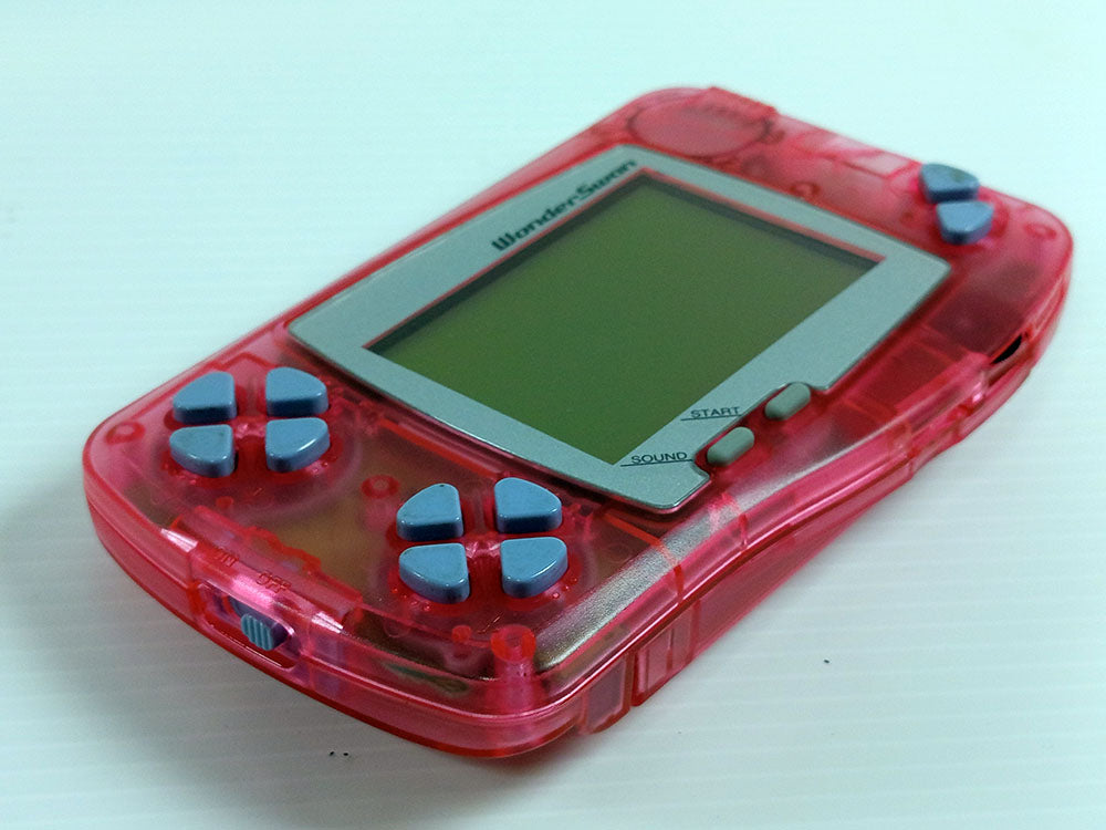 Bandai 1998 Wonder Swan B&W SW-001 (Clear Pink, System Only)