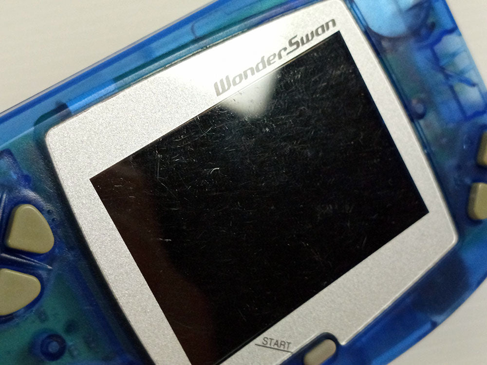 Bandai 1998 Wonder Swan B&W (IPS Screen) SW-001 (Clear Blue, System Only)