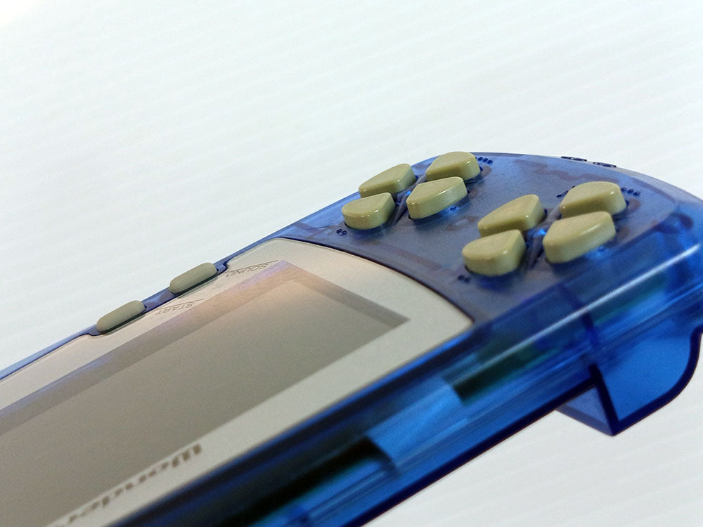 Bandai 1998 Wonder Swan B&W (IPS Screen) SW-001 (Clear Blue, System Only)