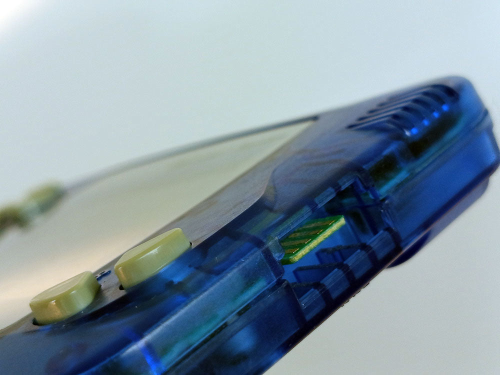 Bandai 1998 Wonder Swan B&W (IPS Screen) SW-001 (Clear Blue, System Only)