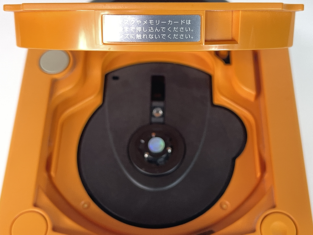 Nintendo GameCube ORANGE DOL-001 Console (JPN Ver) (Cracked on the side)