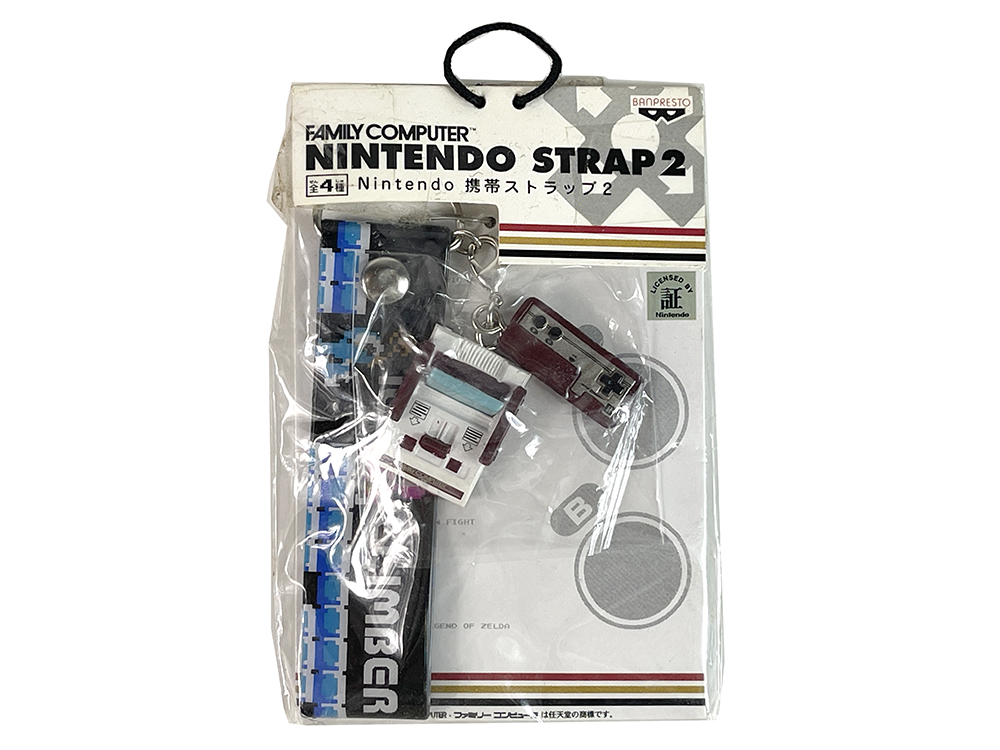 (NEW) Lots of Nintendo Family Computer NINTENDO STRAP Series 2 X 3 Keychains