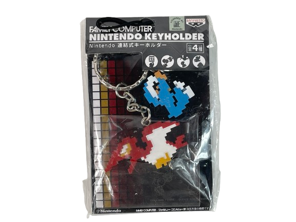 (NEW) Lots of Nintendo Family Computer NINTENDO KEYHOLDER X 4 Keychains (Completed)