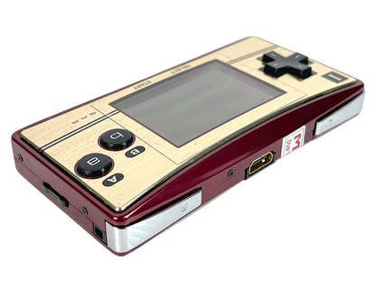 2005 Nintendo Gameboy Advance Micro Happy! Mario 20th Anniversary Red & Gold C/OXY-S-GA-JPN (System only)