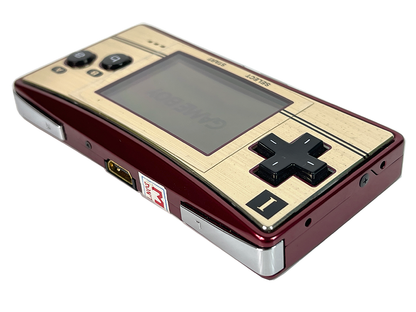 2005 Nintendo Gameboy Advance Micro Happy! Mario 20th Anniversary Red & Gold C/OXY-S-GA-JPN (System only)