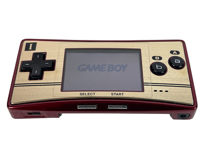 2005 Nintendo Gameboy Advance Micro Happy! Mario 20th Anniversary Red & Gold C/OXY-S-GA-JPN (System only)