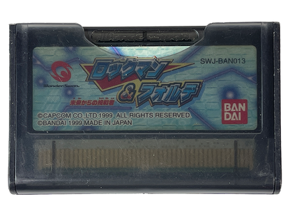 Bandai Wonderswan Color Rockman & Forte Mirai kara no Chōsensha (JPN Ver, Loose Cartridge)