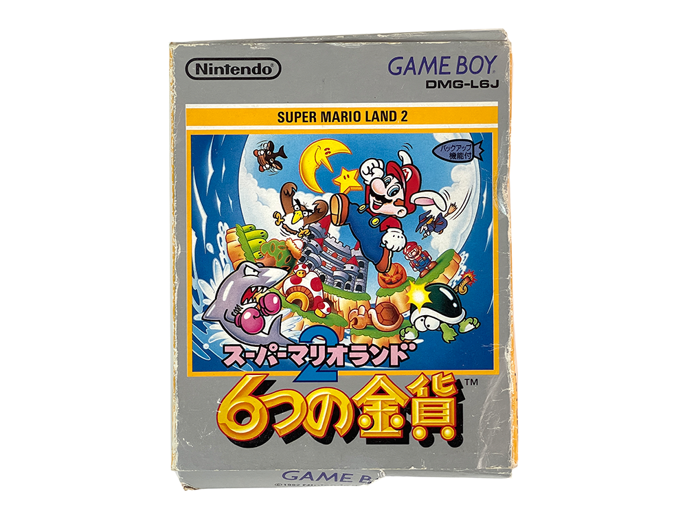 GB Super MarioLand 2: 6 Golden Coins (JPN Ver, Box & Manual)