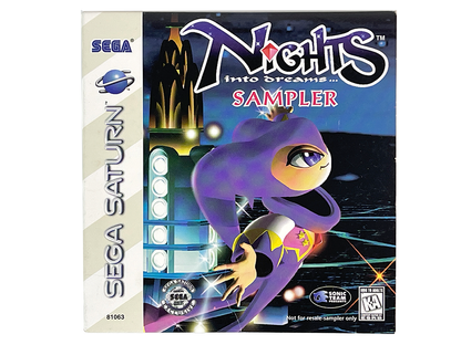 SEGA Saturn Nights into Dreams SAMPLER Disk (US Ver)