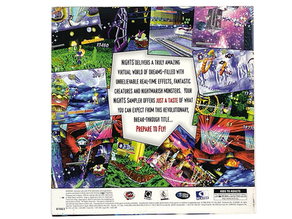 SEGA Saturn Nights into Dreams SAMPLER Disk (US Ver)