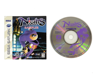 SEGA Saturn Nights into Dreams SAMPLER Disk (US Ver)