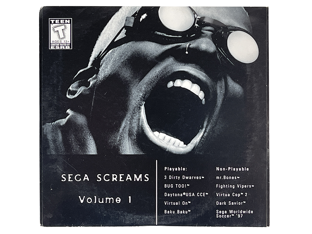 SAT SEGA SCREMS Volume 1 Demo Disk (US Ver)