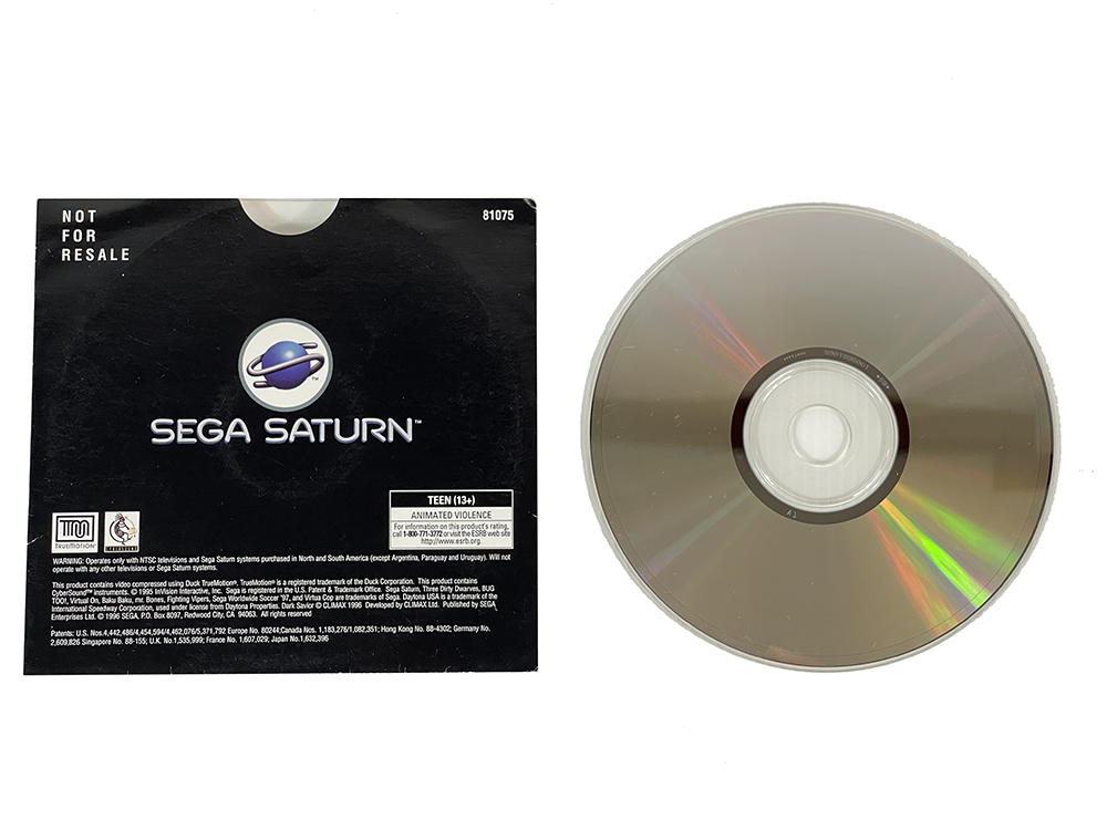 SAT SEGA SCREMS Volume 1 Demo Disk (US Ver)