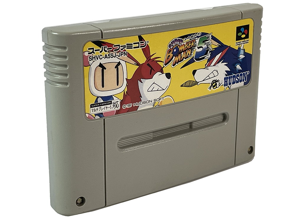 SFC Super Bomberman 5 (JPN Ver, Loose Cartridge)