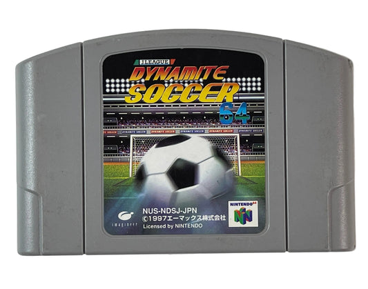N64 J.League Dynamite Soccer 64 (JPN Ver, loose cartridge)