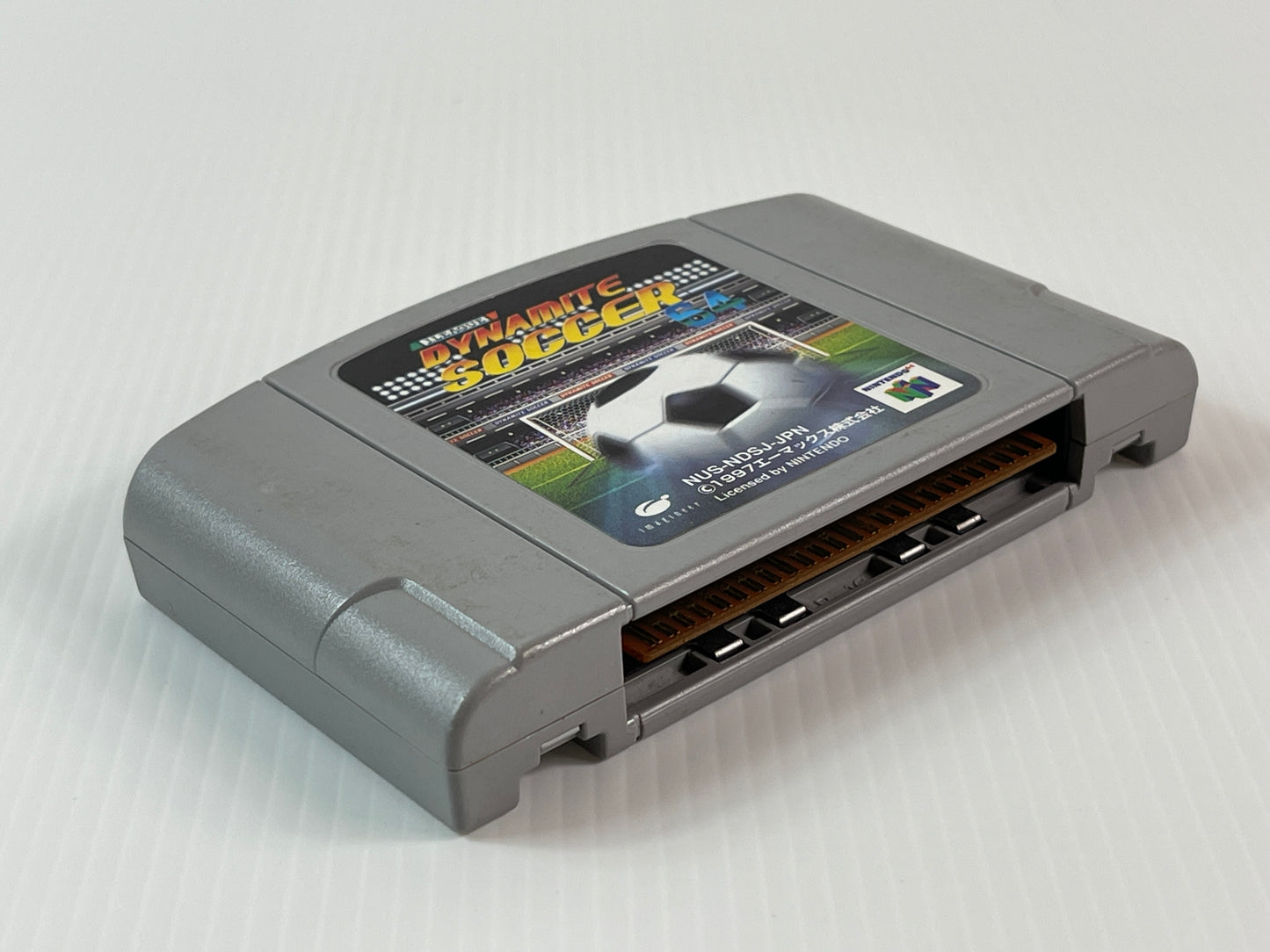 N64 J.League Dynamite Soccer 64 (JPN Ver, loose cartridge)
