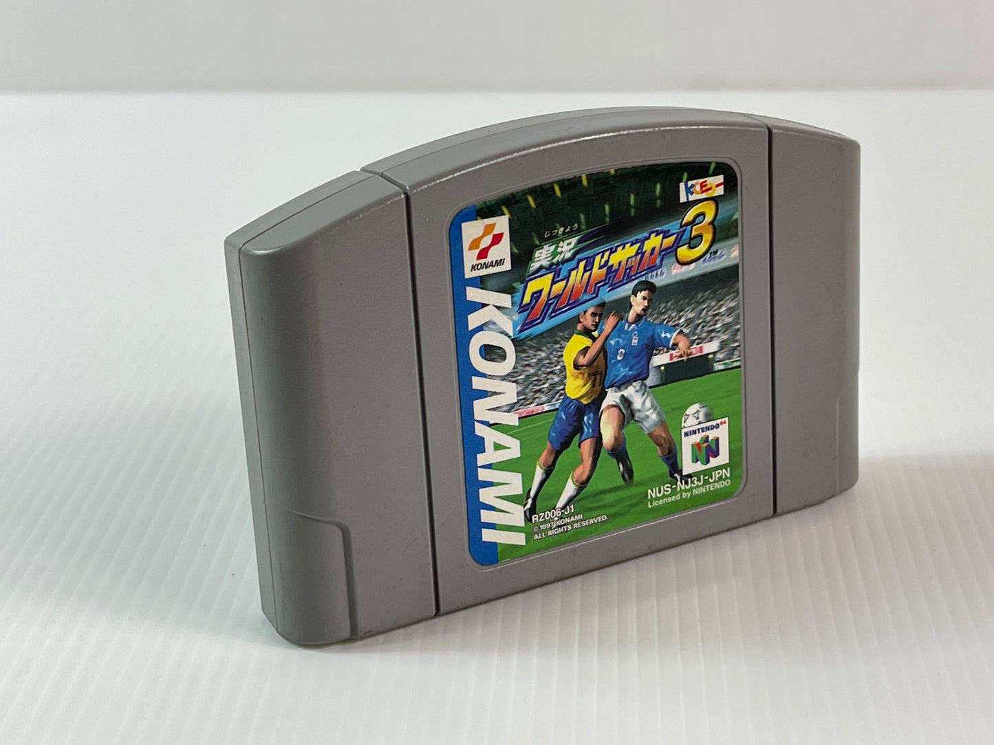 N64 Jikkyō World Soccer 3 (JPN Ver, loose cartridge)