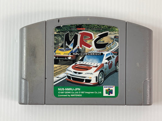 N64 MRC: Multi-Racing Championship (JPN Ver, Loose Cartridge)