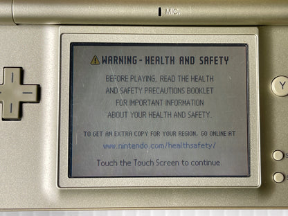 Nintendo NDS LITE Gold USG-HKG-8 (UTF10795339, HKG Ver)
