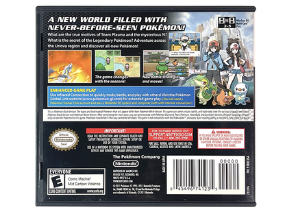 NDS POKEMON Black Version (Completed, Authentic US Ver)
