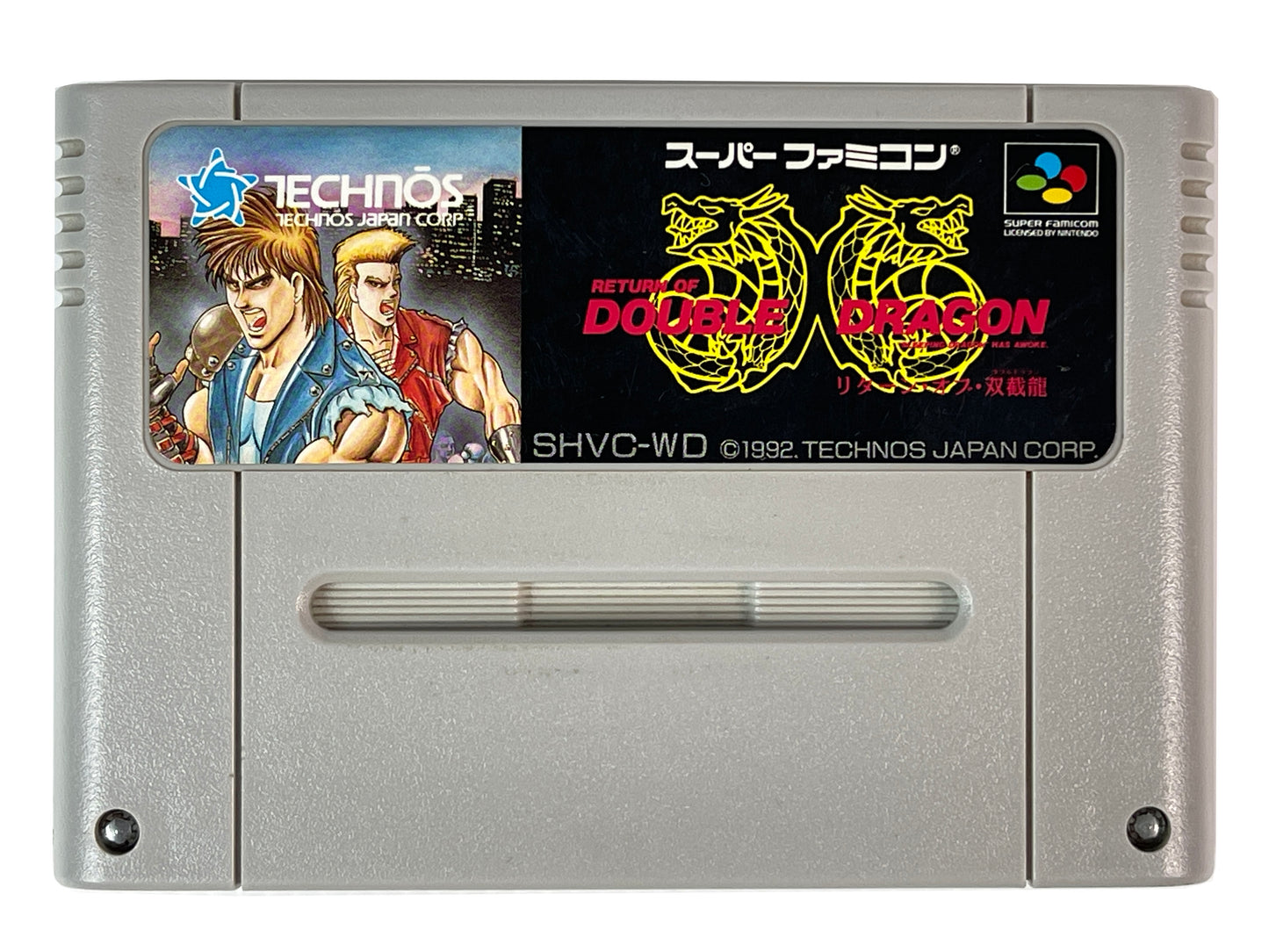 SFC Super Double Dragon (JPN Ver, Loose Cartridge)