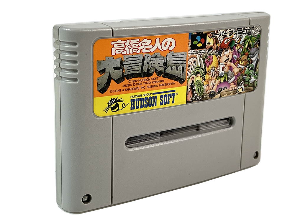 SFC TAKAHASHI Meijin Adventure Island/ SUPER ADVENTURE ISLAND (JPN Ver, Loose Cartridge)