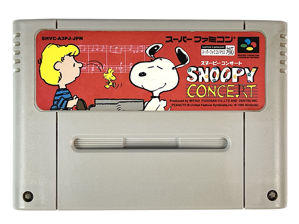 SFC Snoopy Concert (JPN Ver, Loose Cartridge)