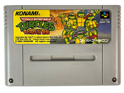 SFC TMNT Teenage Mutant Ninja Turtles in Time Loose Cartridge (JPN Ver)