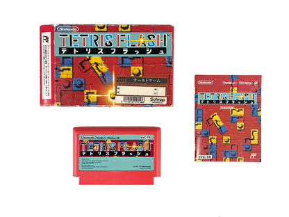 Nintendo Famicom TETRIS FLASH (Completed, JPN Ver)