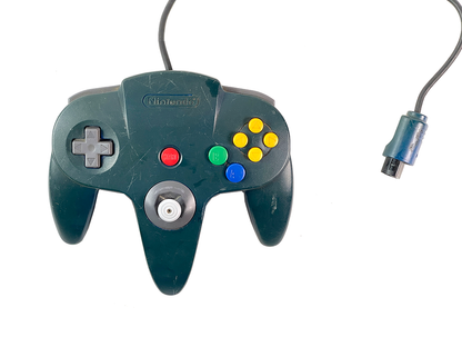 N64 Controller NUS-005 Dis-Colored BLUE (FOR PARTS)