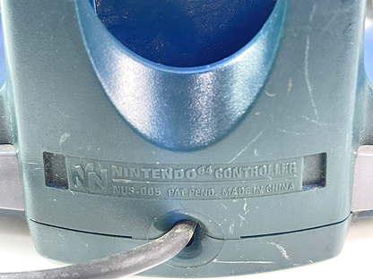 N64 Controller NUS-005 Dis-Colored BLUE (FOR PARTS)