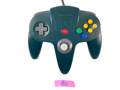 N64 Controller NUS-005 Dis-Colored BLUE (FOR PARTS)
