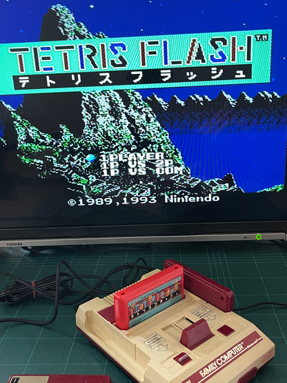 Nintendo Famicom TETRIS FLASH (Completed, JPN Ver)