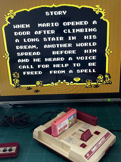 Nintendo Famicom Super Mario USA (JPN Ver, Loose Cartridge)