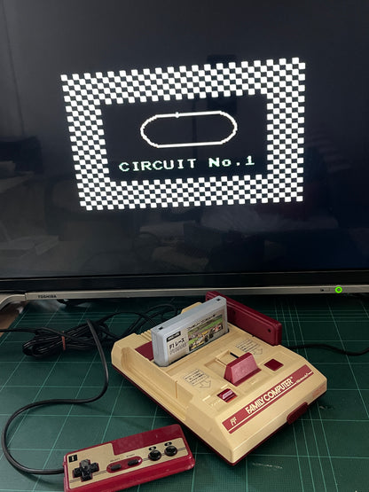Nintendo Famicom F1 Race (Completed, JPN Ver)