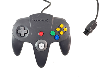 N64 Controller NUS-005 (BLACK/ GRAY)