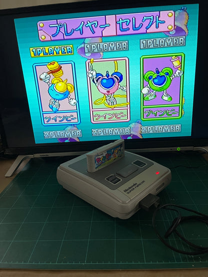 SFC Twin Bee Rainbow Bell Adventure (JPN Ver, Loose Cartridge)