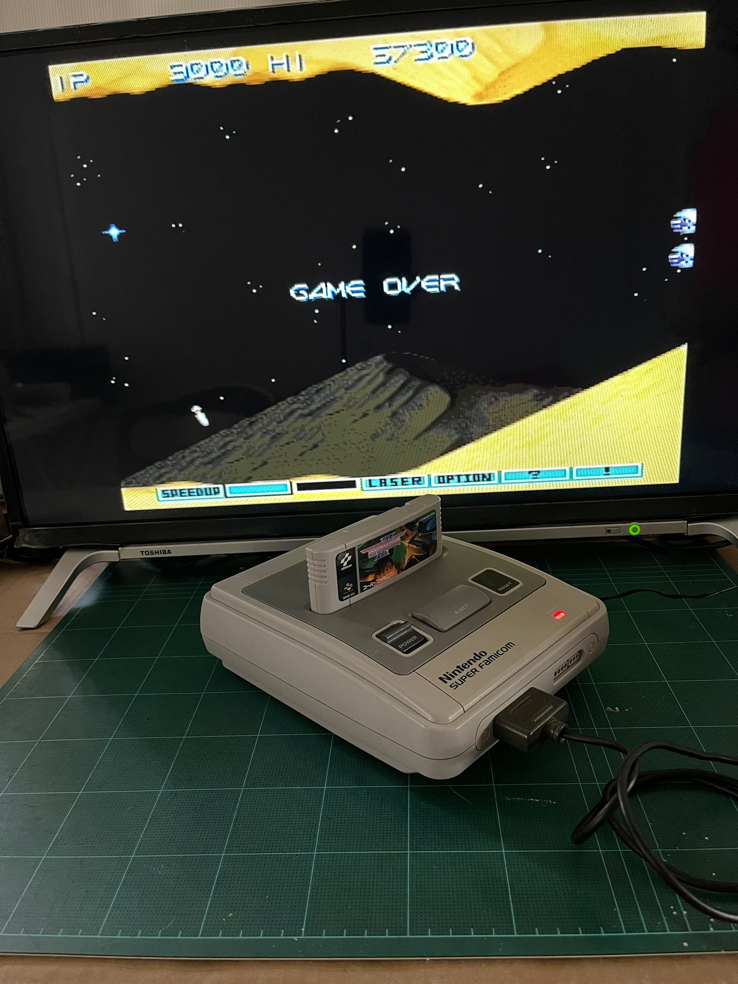 SFC Gradius III (JPN Ver, Loose Cartridge)