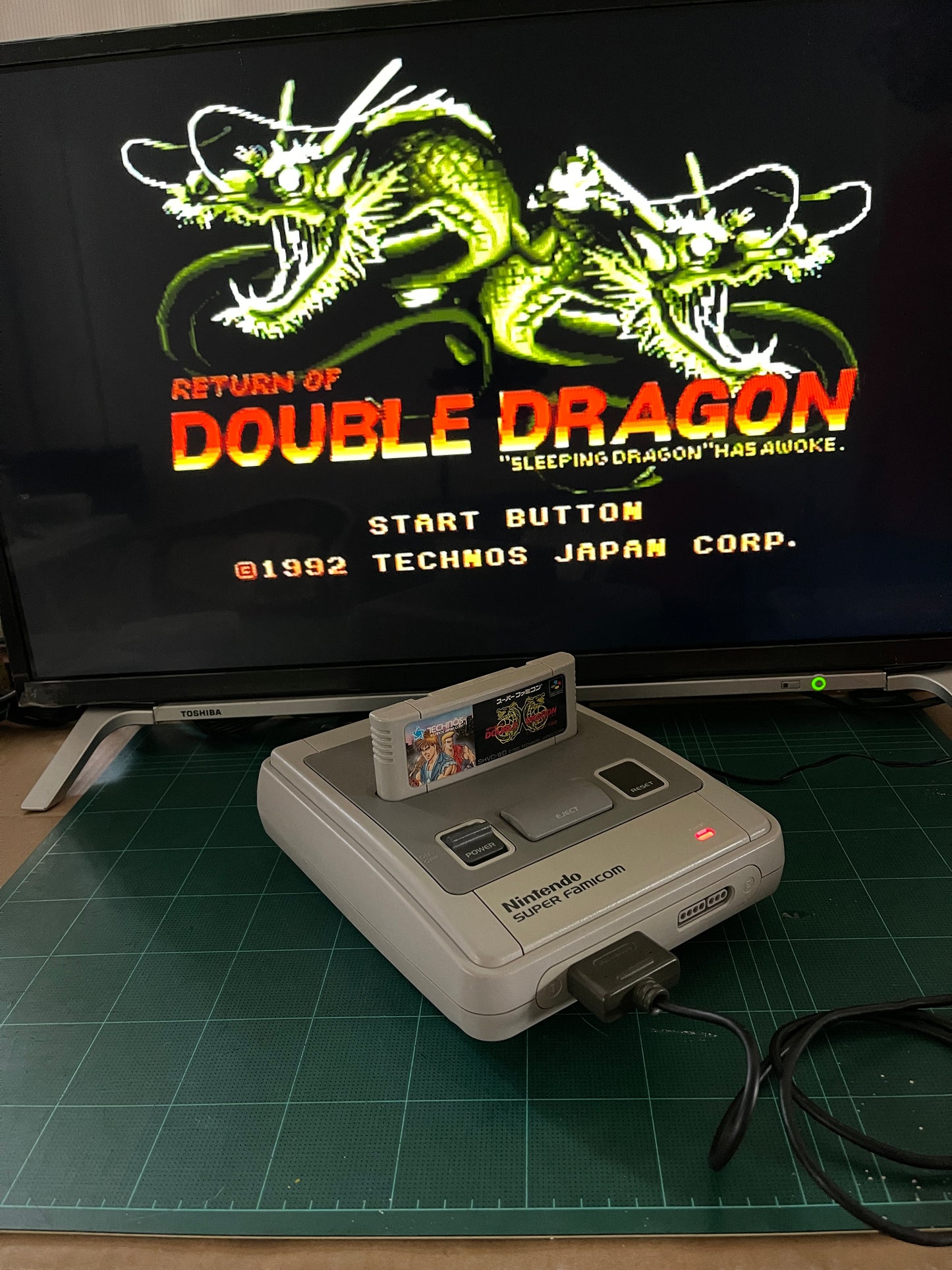 SFC Super Double Dragon (JPN Ver, Loose Cartridge)