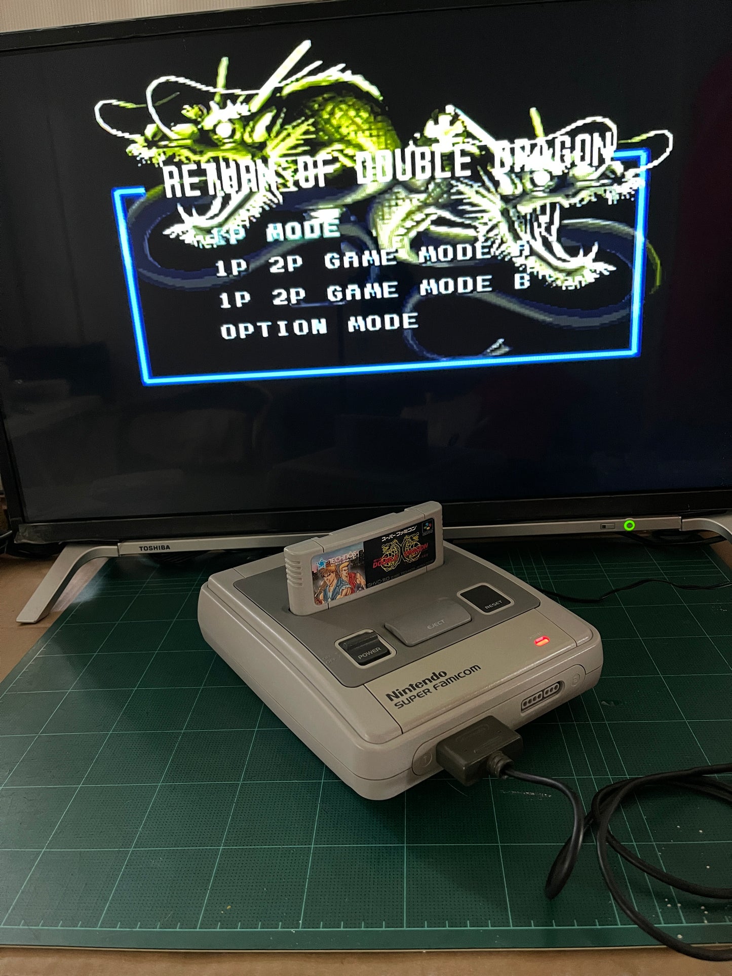 SFC Super Double Dragon (JPN Ver, Loose Cartridge)